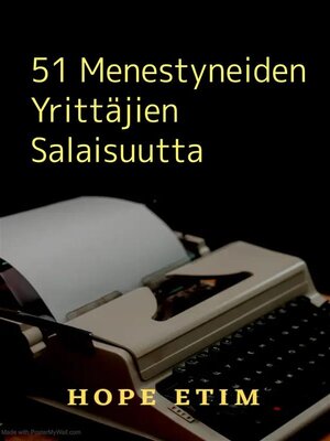 cover image of 51 Menestyneiden Yrittäjien Salaisuutta